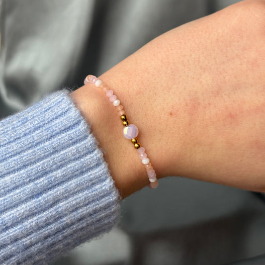 BRACELET PERLE - BARBE À PAPA