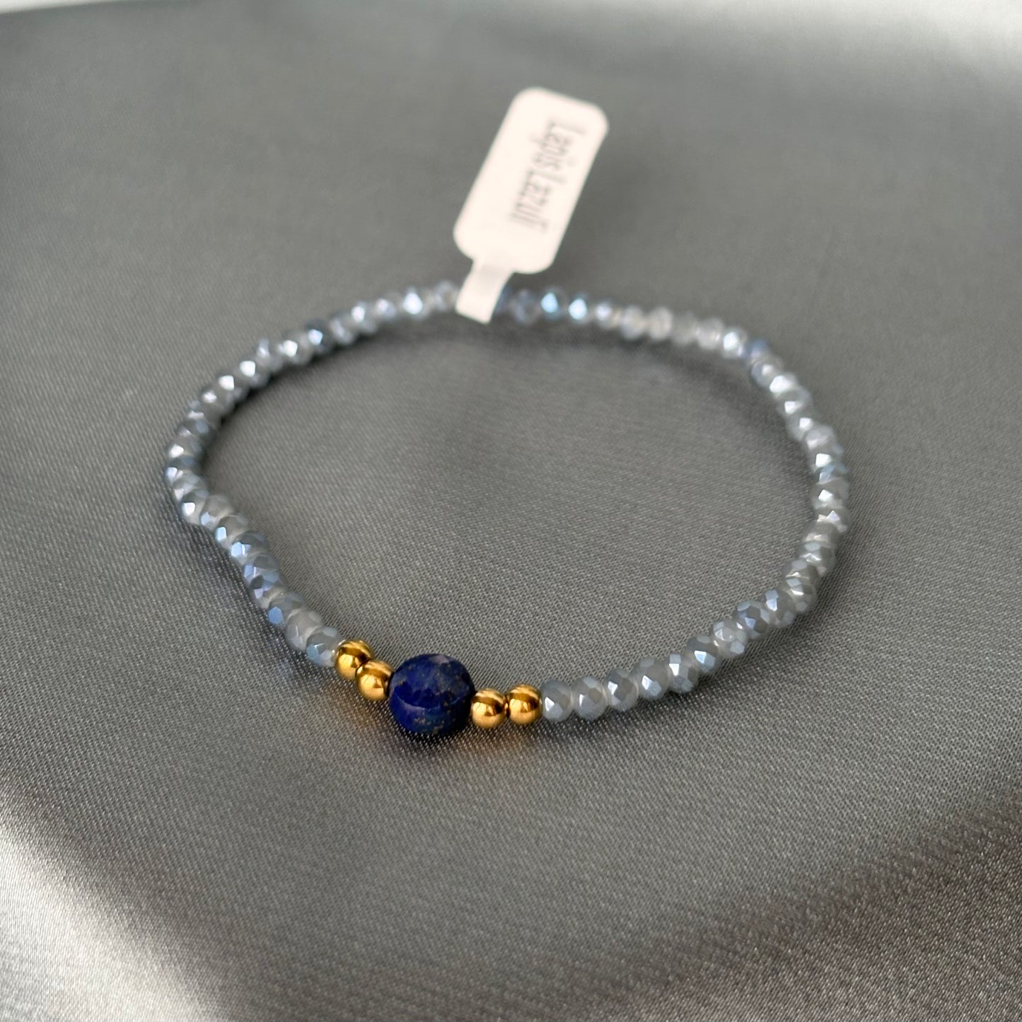 BRACELET PERLE - LAPIS LAZULI